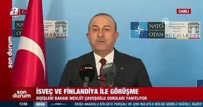 Son Dakika: Bakan Çavuşoğlu’ndan ABD’ye kara harekatı tepkisi: Gölge etmesinler yeter | Video