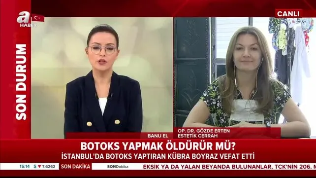 Botoks yapmak öldürür mü? İstanbul'da botoks yaptıran Kübra Boyar neden öldü? | Video
