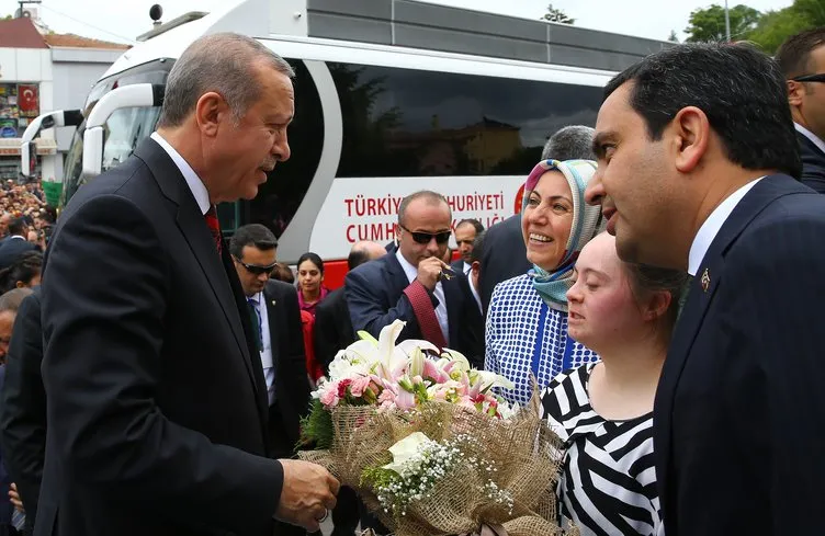 Cumhurbaşkanı’na Kırşehir’de sevgi seli