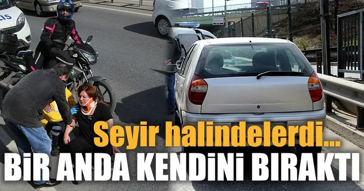 Son dakika: İstanbul’da bir kadın tartışma sırasında seyir halindeki otomobilden atladı