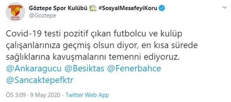 Barcelona’dan Beşiktaş’a corona virüsü mesajı!