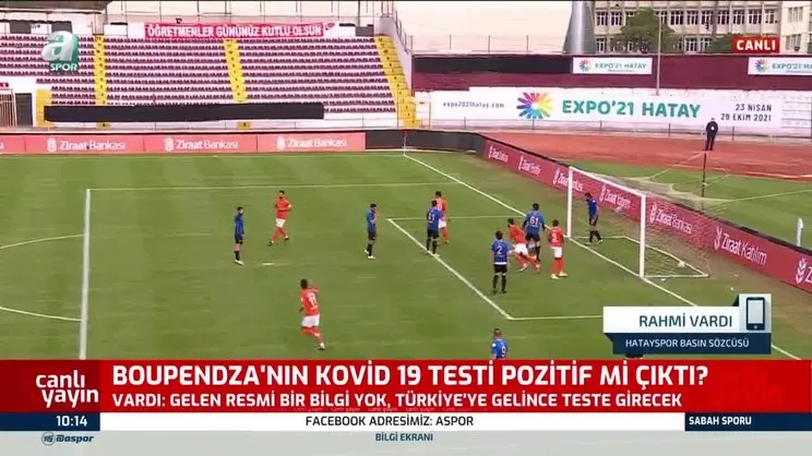Hatayspor'da Aaron Boupendza şoku! Aaron Boupendza koronavirüse mi yakalandı?