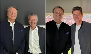 Hasan Arat, Bayern Münih başkanıyla bir araya geldi
