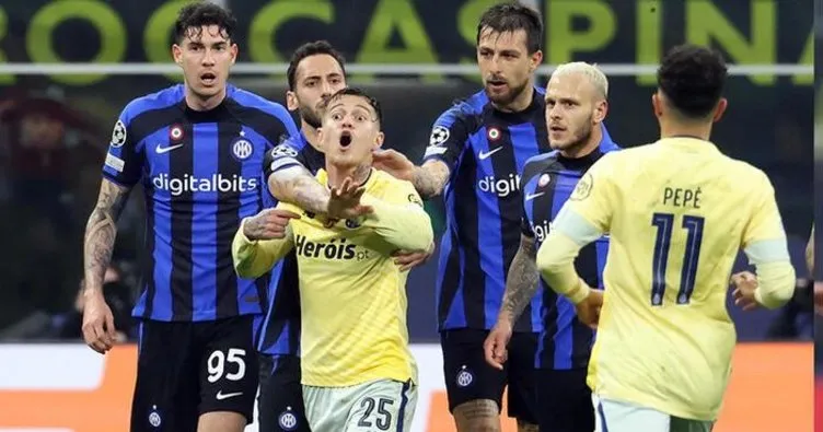 Inter-Porto maçında olay kavga! Andrea Onana’dan Dzeko’ya sert sözler: Hakeme sızlanmayı kes...