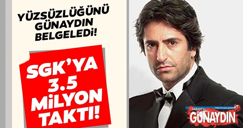 Mahsun Kırmızıgül SGK’ya 3.5 milyon taktı Son Dakika Magazin Haberleri
