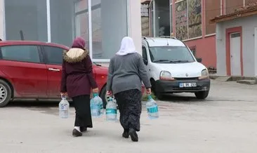 Edirne’de su kesintisi: Vatandaş suyu çeşmeden taşıyor!