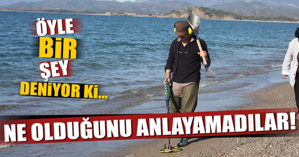 Elinde Dedektorle Sahil Sahil Dolasiyor Son Dakika Haberler