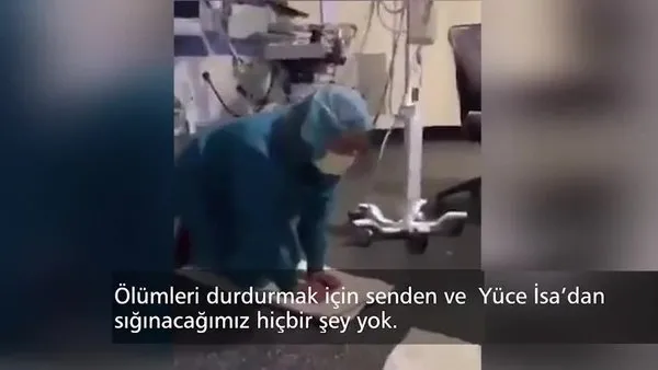 ABD'li doktorların corona virüsü çaresizliği! Ağlayarak dizlerinin üzerine çöküp... | Video