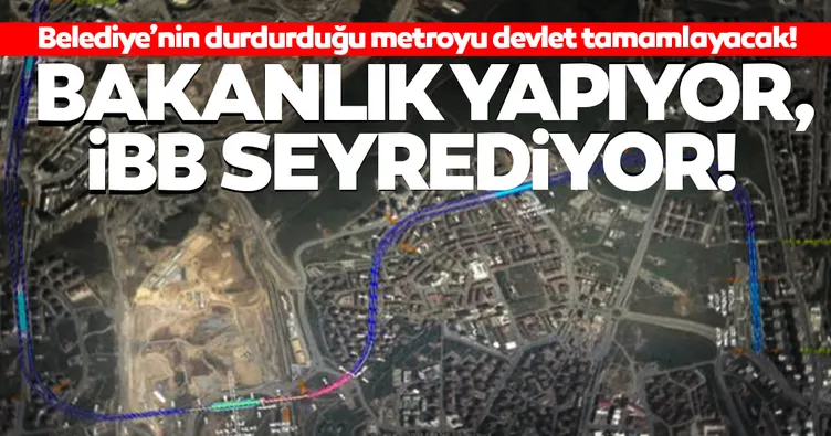 İBB’nin yapmadığı metroyu da tıpkı Şehir hastanesi yolları gibi Bakanlık yapıyor!