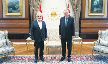 Başkan Erdoğan, HÜDA PAR Genel Başkanı’nı kabul etti