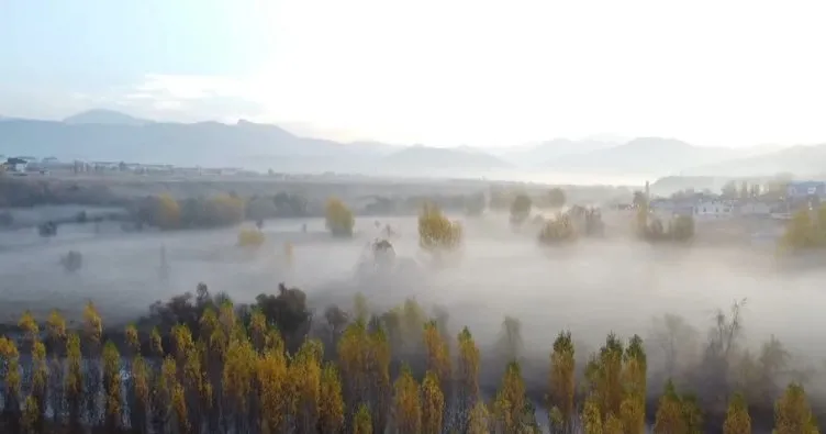 Tunceli’de, muhteşem sis ve pus