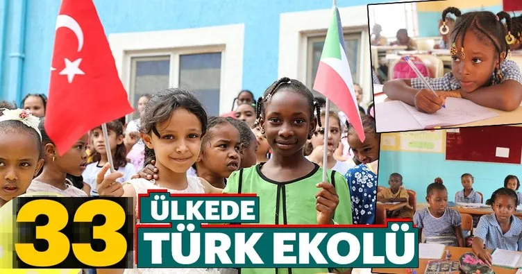 33 ülkede Türk ekolü