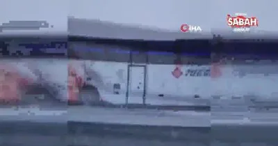 Kars’taki otobüs kazasının görüntüleri ortaya çıktı! 2 ölü, 8 yaralı