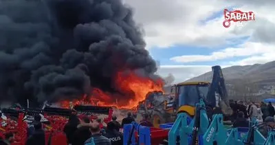 Sivas’ta korkutan yangın, dumanlar gökyüzünü kapladı | Video
