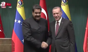 Son dakika: Cumhurbaşkanı Erdoğan ve Maduro ortak basın toplantısı düzenledi
