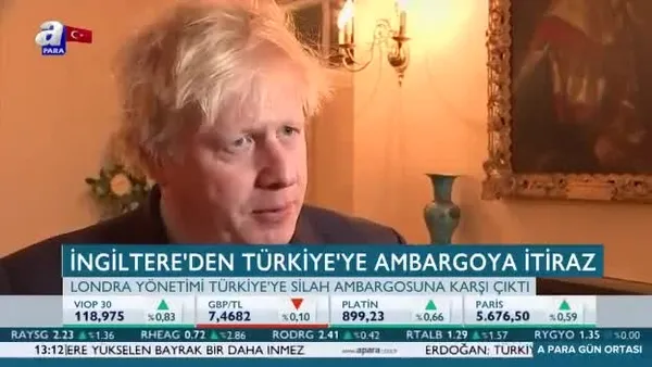 İngiltere'den Türkiye'ye ambargoya itiraz