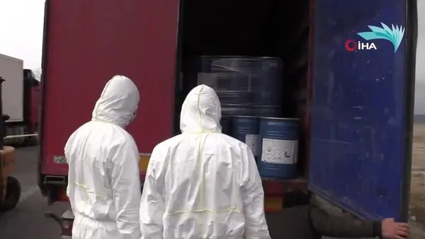 Gürbulak Sınır Kapısı'nda 18,4 ton sodyum siyanür ele geçirildi