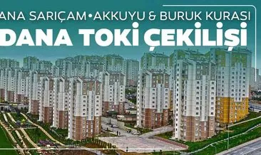 CANLI | TOKİ Adana kura sonuçları isim listesi açıklanıyor... Adana Sarıçam Akkuyu ve Buruk kura çekilişi canlı yayını 13 Mayıs