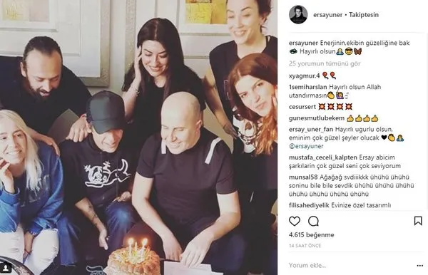 Ünlü isimlerin Instagram paylaşımları (11.04.2018)(Esra Erol)