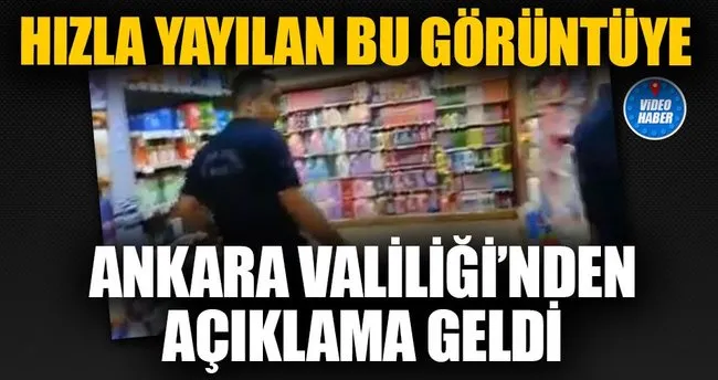 Ankara Mamak ilçesinde polise sözlü saldırı!