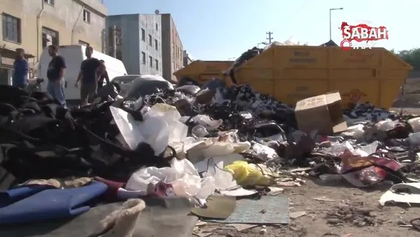 İzmir’in göbeğindeki çöp dağları vatandaşları canından bezdirdi!