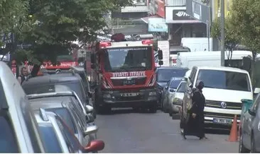 Kentsel dönüşüm nedeniyle boşaltılan binada yangın çıktı mahsur kalan işçiler son anda kurtarıldı #istanbul