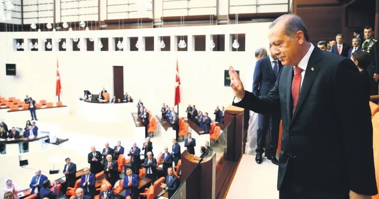 Tarihi oturuma Erdoğan da katıldı