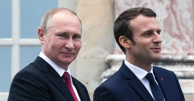 Son Dakika: Macron ile Putin görüştü