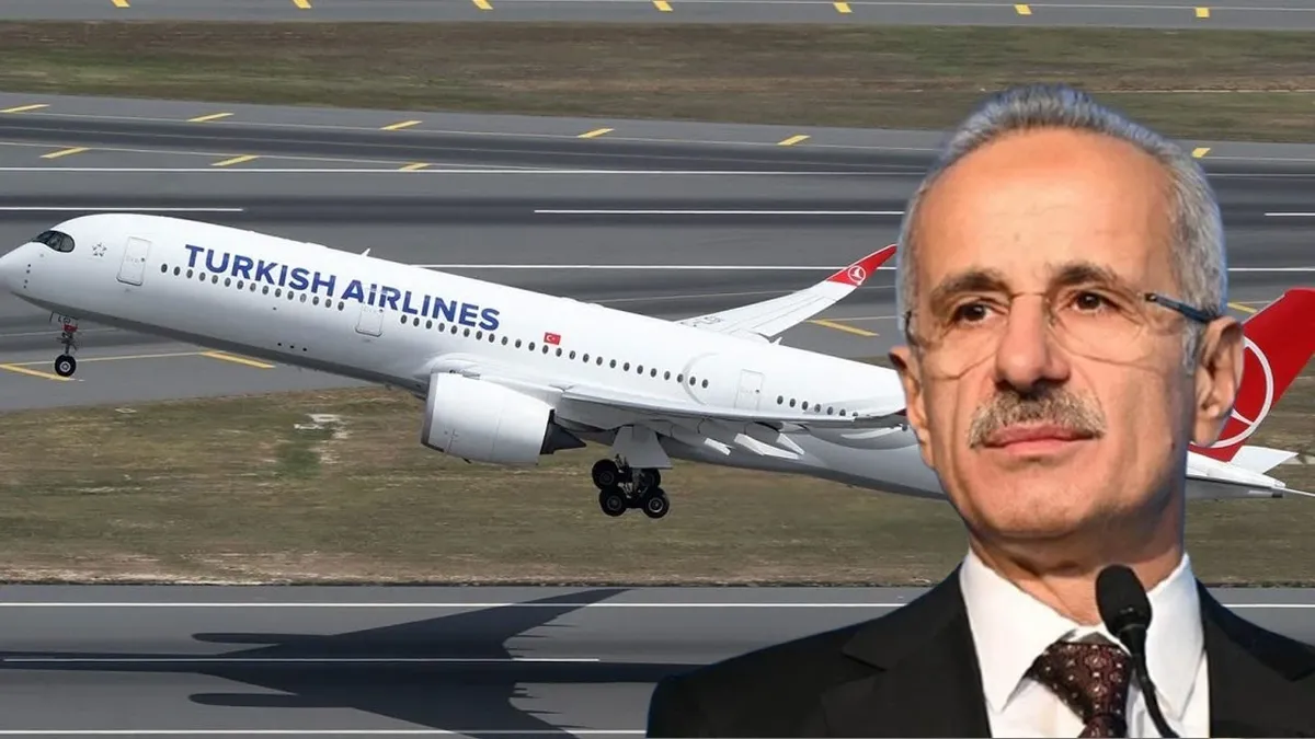 Bakan Uraloğlu'na büyük jest: THY uçağına Trabzon’un o ilçesinin adı verildi!