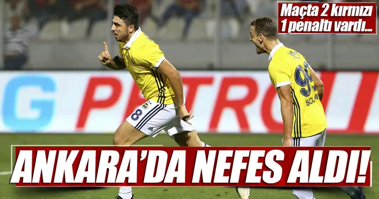 Ankara’da nefes aldı: 1-2