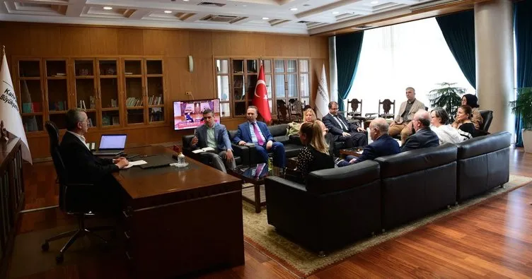 Kahramanmaraş Büyükşehir Belediye Başkanı Güngör, UNDP heyetini ağırladı