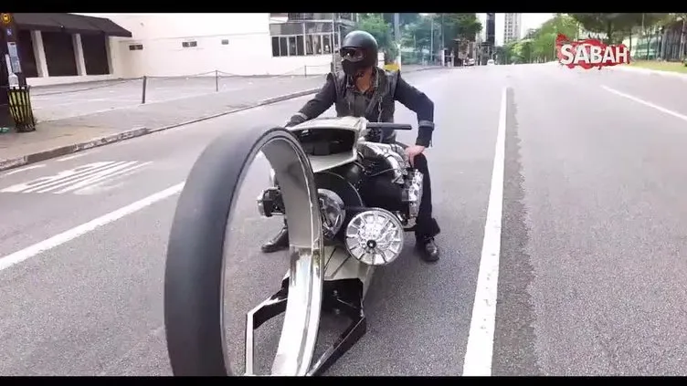 Rolls-Royce uçak motorundan motosiklet yaptı!