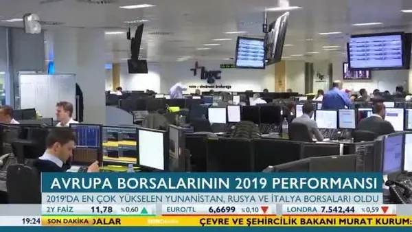Avrupa borsalarının 2019 performansı