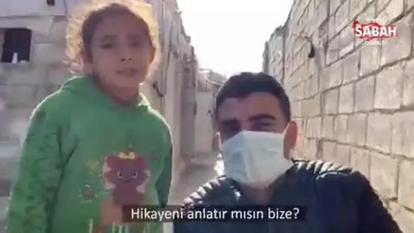 Suriyeli sekiz yaşındaki Hasna’dan göz yaşartan sözler: “Bizi öldüren o!” | Video