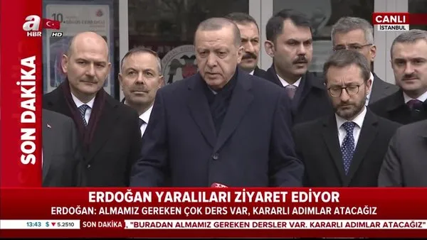 Cumhurbaşkanı Erdoğan: Tüm bölge inceleme altında