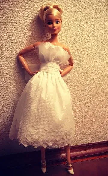 Peçeteleri atmadı... Bakın neler yaptı!