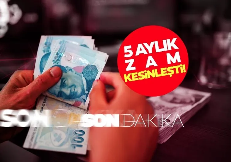 EMEKLİ VE MEMUR ZAMMI OĞUL DAKİKA: 5 aylık zam oranı kesinleşti!  Enflasyon farkı ile emekli maaşı ve memur maaşları 2023 ne kadar olacak?