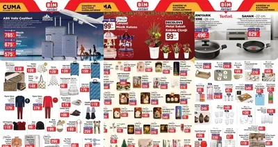 CUMA İNDİRİMLERİ KAÇMAZ! BİM aktüel 19 Aralık fırsatları: Kokina çiçeği, yılbaşı ürünleri...