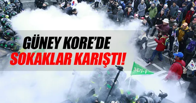 Güney Kore’de sokaklar karıştı! 2 ölü