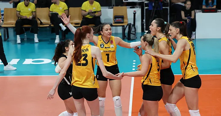 Vakıfbank set vermeden galip!