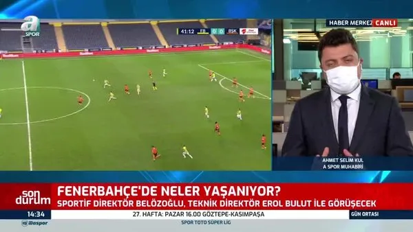 Fenerbahçe'de Emre Belözoğlu - Erol Bulut zirvesi! Bulut idmana çıkacak mı?