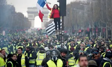 Paris’te sarı yeleklilere eylem yasağı