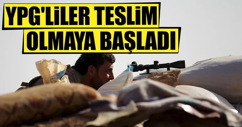 YPG'liler teslim olmaya başladı