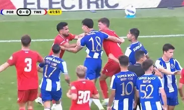 Naci Ünüvar ve Veiga birbirine girdi! İşte o anlar...