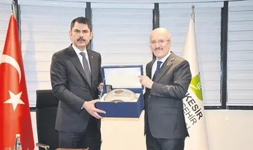 Bakan Kurum’dan Kafaoğlu’na ziyaret