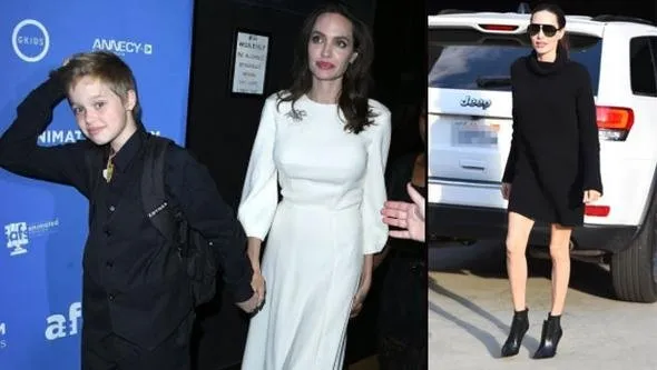 Angelina Jolie kızından daha mı zayıf?