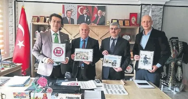 Güneykent gülü pul oldu