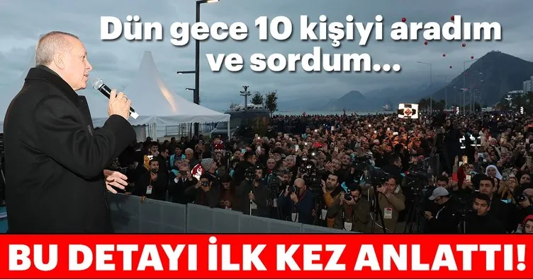 Bu detayı ilk kez anlattı: Dün gece 10 kişiyi aradım ve sordum...