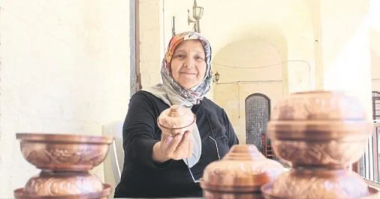 Felçten kurtuldu bakır ustası oldu