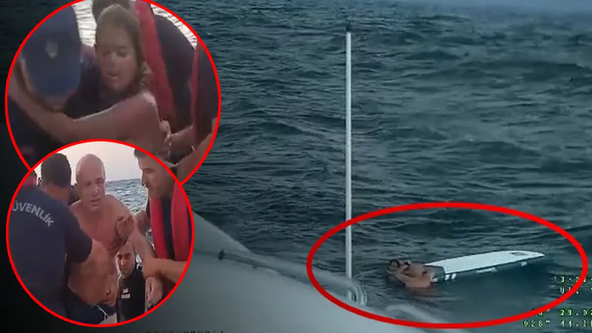 Yalova'da can pazarı: Baba-kız SUP board tahtasında mahsur kaldı! Tam 5 saat sonra...